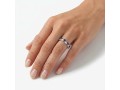 Anello Scacchiera Zaffiro 